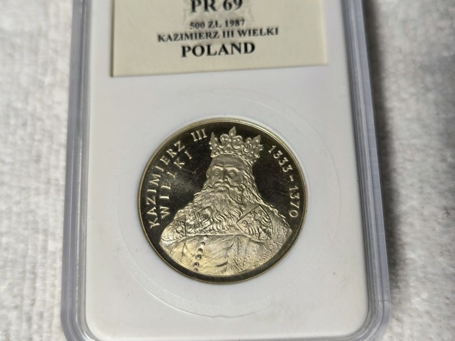 Moneta Kazimierz III Wielki 1987