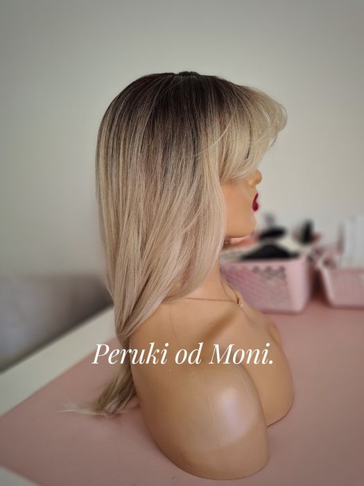 Tupet blond syntetyczny