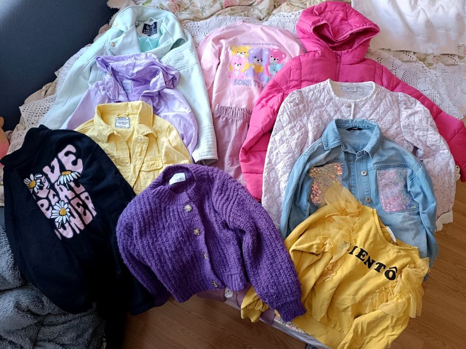 Лот речей на дівчинку зріст 140-152 куртка дублянка костюм сукня