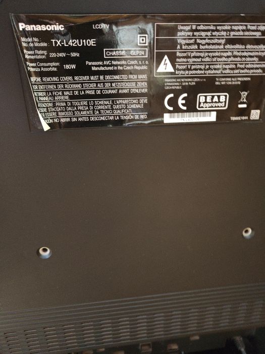 Telewizor Panasonic tx l42u10l  42'' LCD viera  z dekoderem DVBT2 hewc