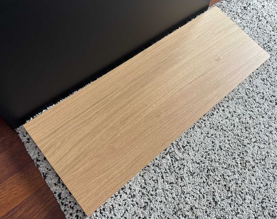 IKEA  Blat  do Besta, 120 x 42 cm, fornir   debowy  j. nowy 204. 729.18 panel górny