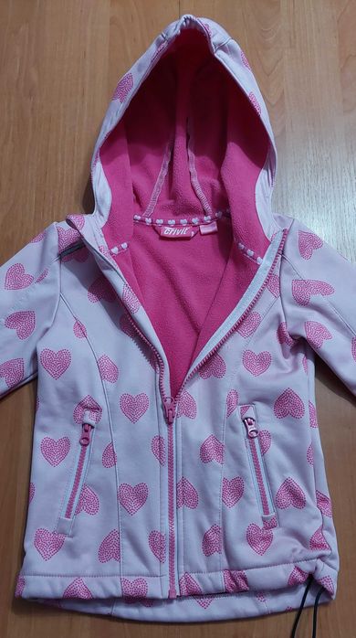 Dziewczęca kurtka Soft Shell  CRIVIT r. 98/104