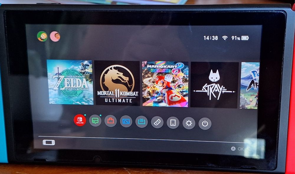 Nintendo Switch V2 – 7 Meses de Uso + Película Protetora