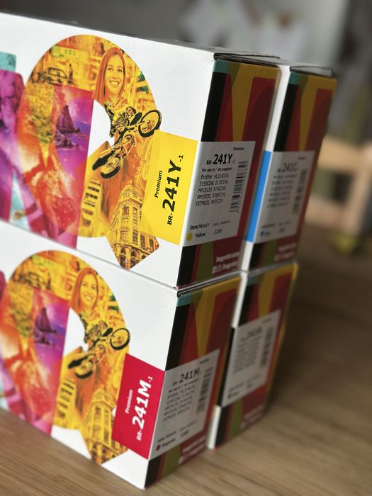 Komplet 4 Tonerów do Brother TN-241 / TN-245 (HL-3140, DCP-9020) NOWE