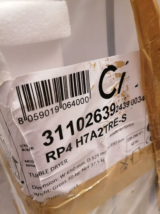 Suszarka Candy RP 4H7A2 TRE S