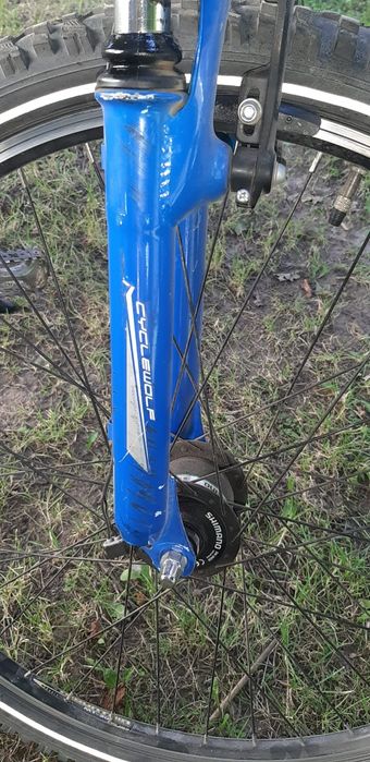 Rower niebieski młodzieżowy