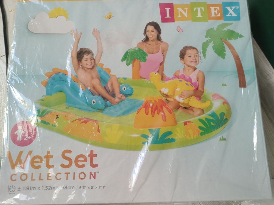 Basen INTEX nowy dinozaur plac zabaw zjeżdzalnia