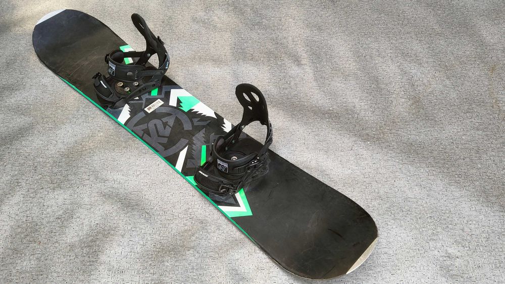 Fajna deska All-Mtn K2 ROCKER 161 cm WIDE + wiązanie DRAKE! Rocker