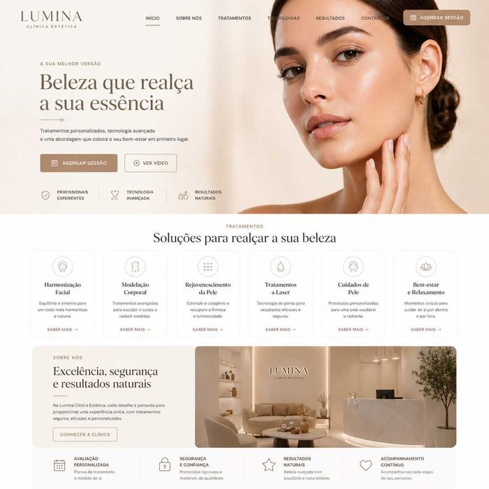 Sites Simples e Profissionais desde 150€