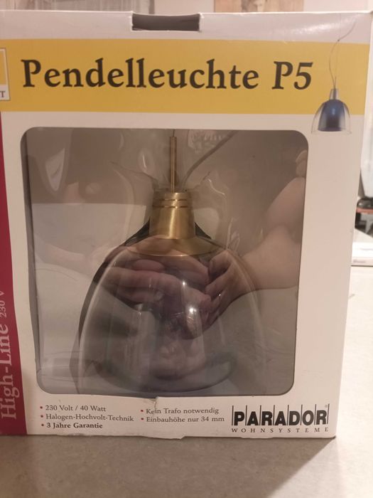 Lampa wisząca sufitowa PARADOR - Piękna - Nowa plus gratis