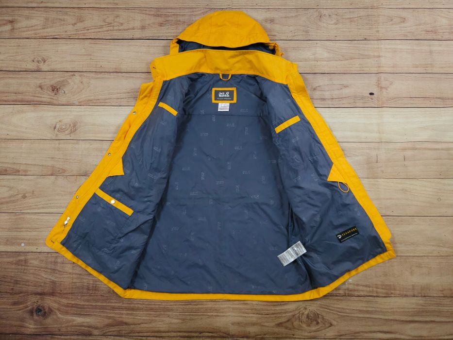 JACK WOLFSKIN Kurtka Płaszcz Damska Texapore Żółta r. XL