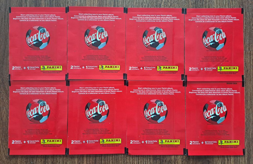 Carteiras de cromos Panini Fifa World Cup 2026 - Coca-Cola