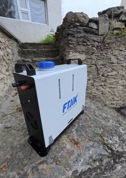 Обігрівач дизельний портативний FDIK T7. 8 кВт 12/24/220 В Bluetooth +