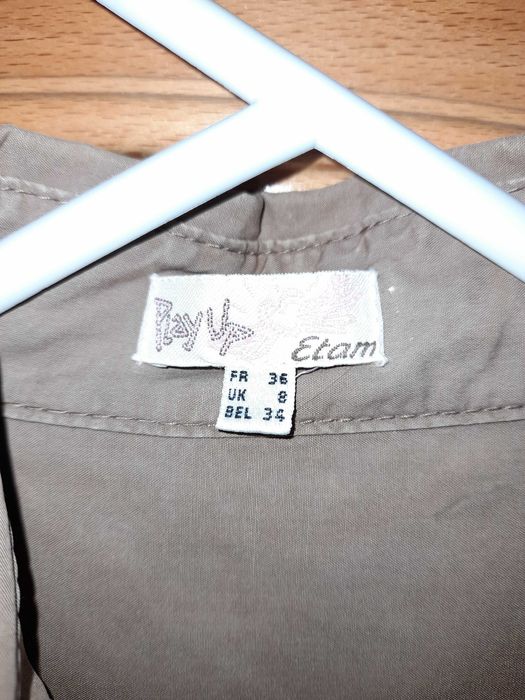 Vestido Caqui, Tamanho 36, marca Etam, como novo