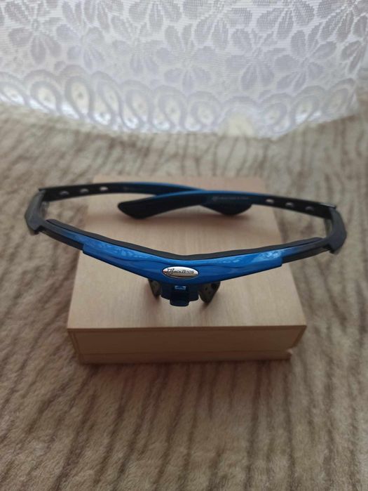 Okulary rowerowe oprawki bez szkła niebieska oprawka do okularów