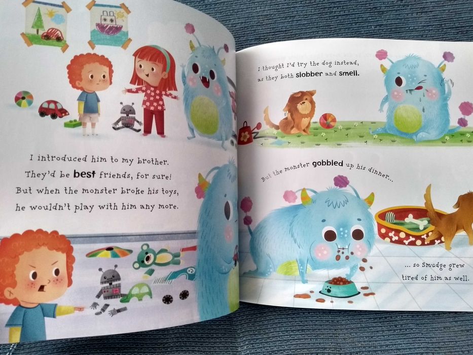 Książka po angielsku The Day I Met a Monster, Stephanie Moss