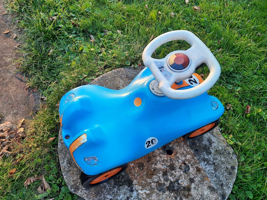 Jeździk samochodzik autko BIG Bobby Car niebieski