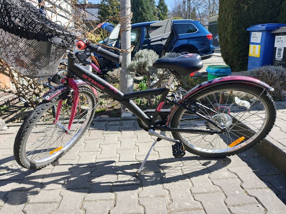 Rower Decathlon Btwin poply 500 dla dziecka  dziewczynki