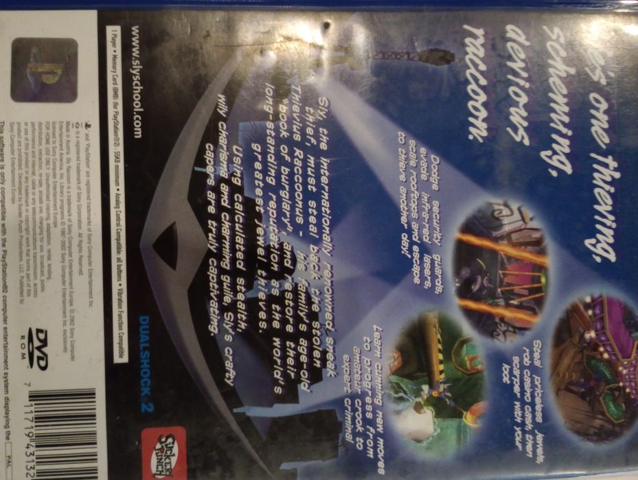 Ps2 Sly Raccoon PlayStation 2