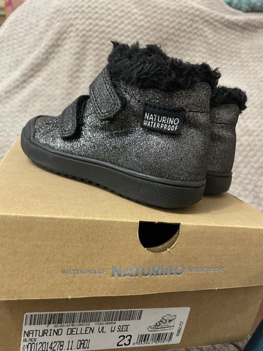 Ботинки Naturino,вотерфолл .Шкіряні