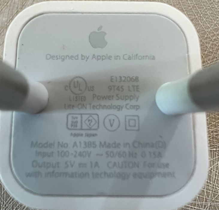 Apple ładowarka- kostka biała