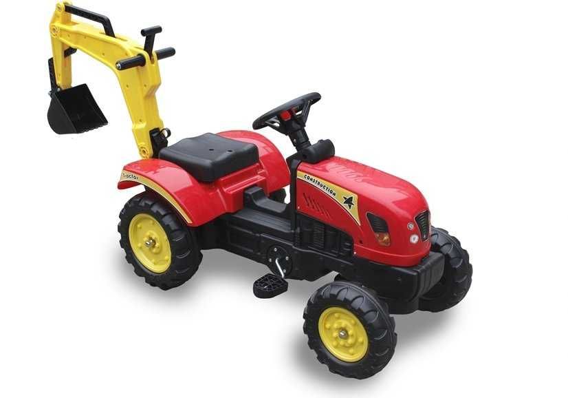Traktor Czerwony z Łyżką Pedały