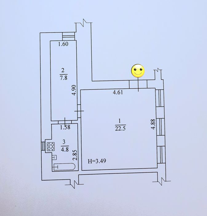 Продам 1к.кв. Центр, Никольский 15мин