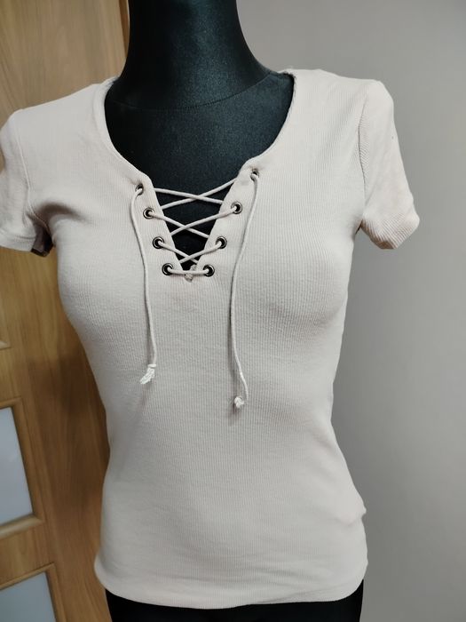 Bluzka bez prążek rozm uniwersalny