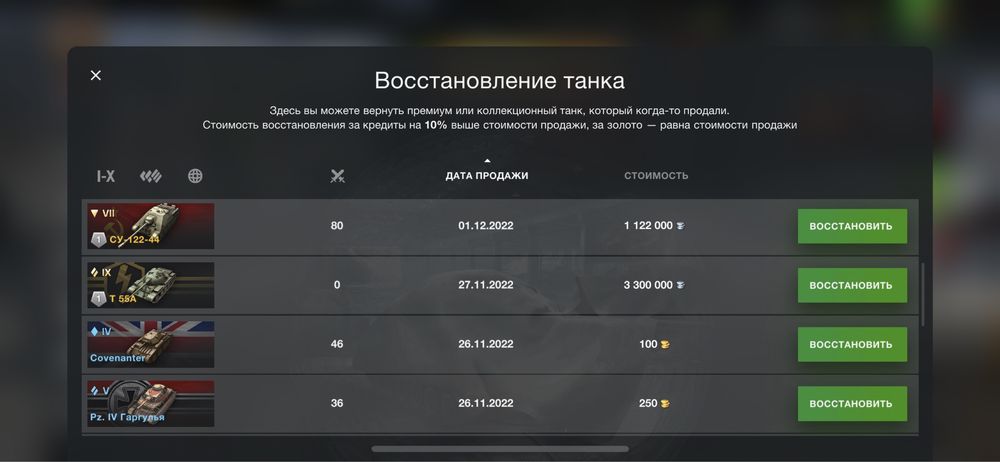 Продам акаунт в вот блиц