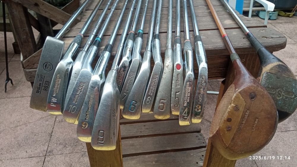 Tacos de golfe antigos