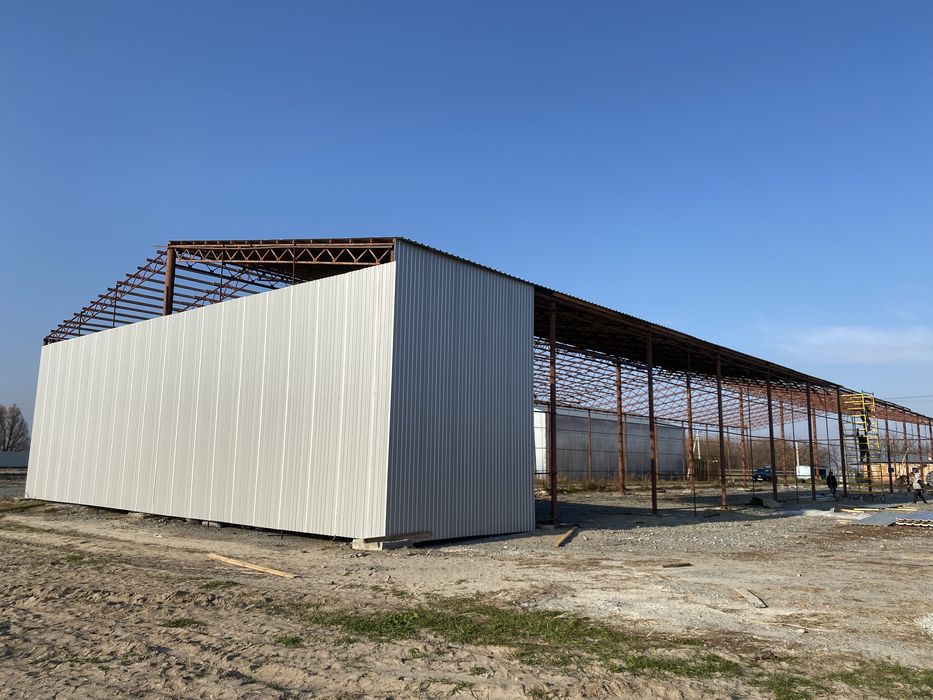 Монтаж ангарів під ключ