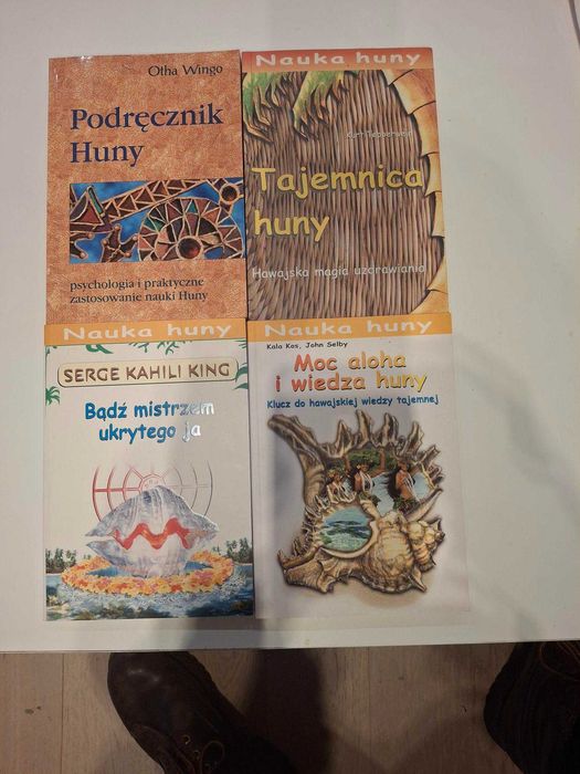 4 książki o Hunie HUNA Serge Kahili King Tepperwein Otha Wingo Hawajski Szamanizm
