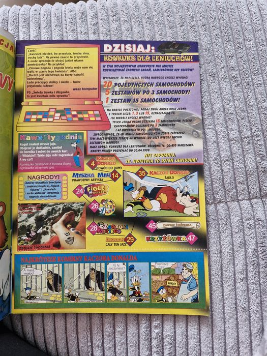 Komiks Kaczor Donald nr 16 1999