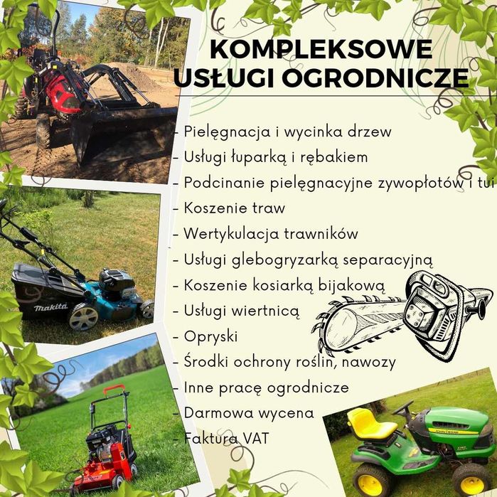 Usługi ogrodnicze