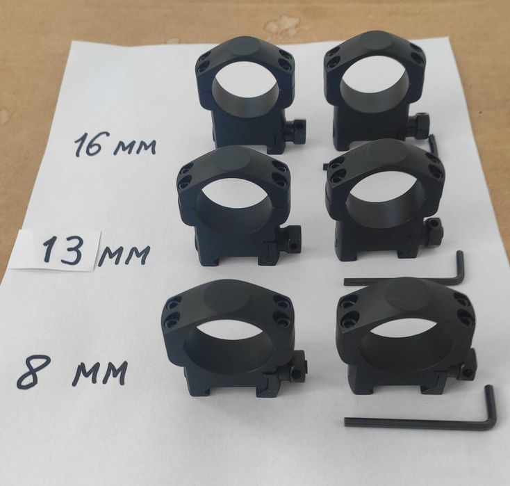 Кільця на вівер/пікатінні на трубу 30 мм типу Mark 4