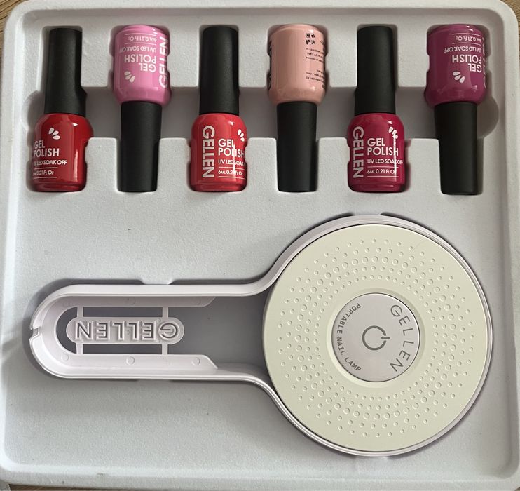 Zestaw 19 lakierów żelowych + lampa UV LED 36 W