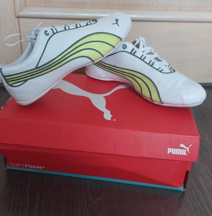 Футзалки - Кросівки Puma, білі (25 см, р.39). Оригінал