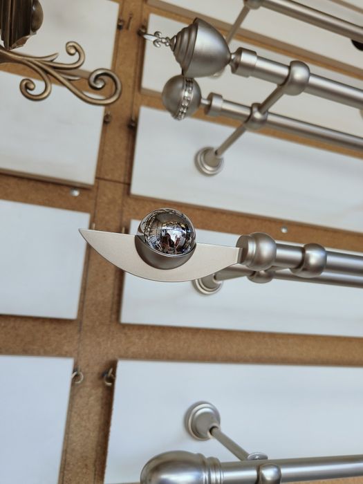 Карниз для штор, цвет Сатин