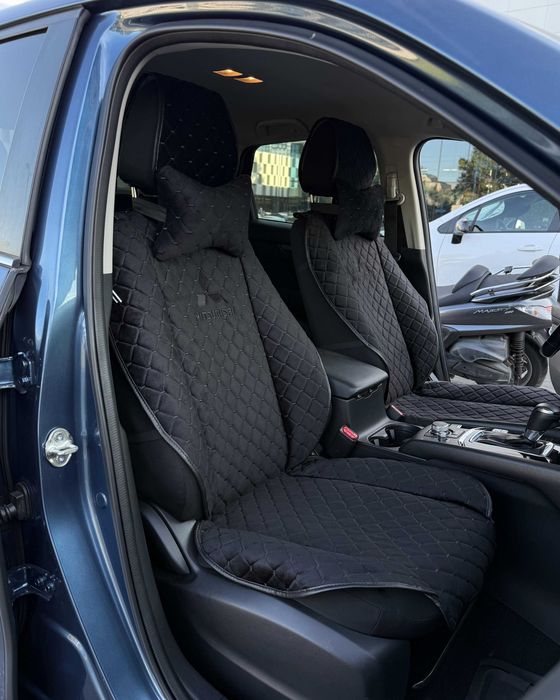 Накидки на сидіння авто Premium, 3D ромб, автонакидки