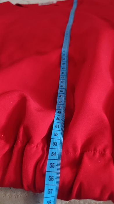 Жіночий святковий  брючний костюм червоний Італія