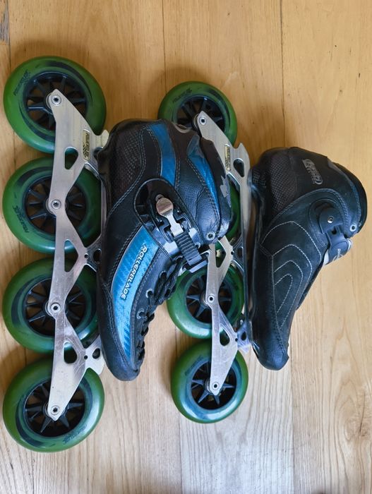 Rollerblade Luigino Racing 42 buty rolki szybkie carbon
