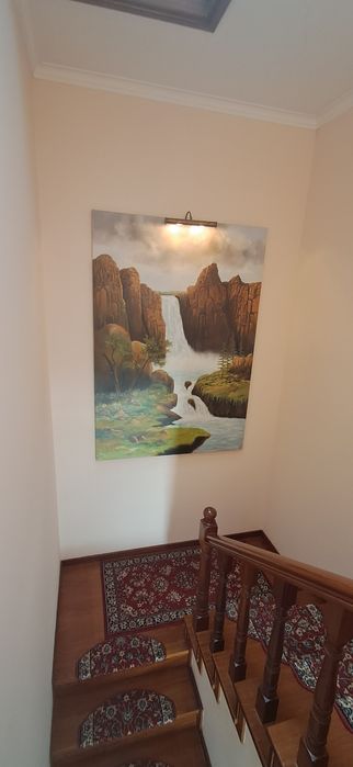 Quadro decorativo com iluminação
