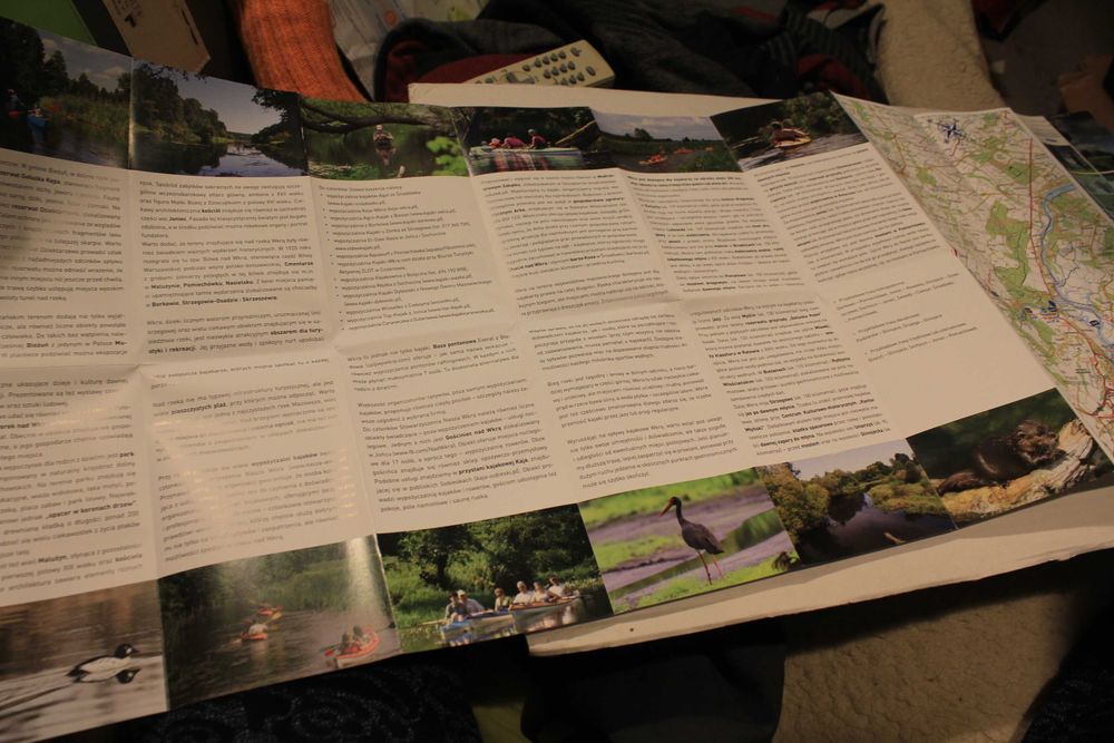 Wokół szlaku kajakowego Wkry - przewodnik mapa - 1713