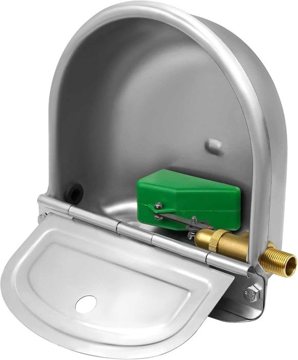 Poidło INOX z zaworem pływakowym, ze stali nierdzewnej, 2,5 litra