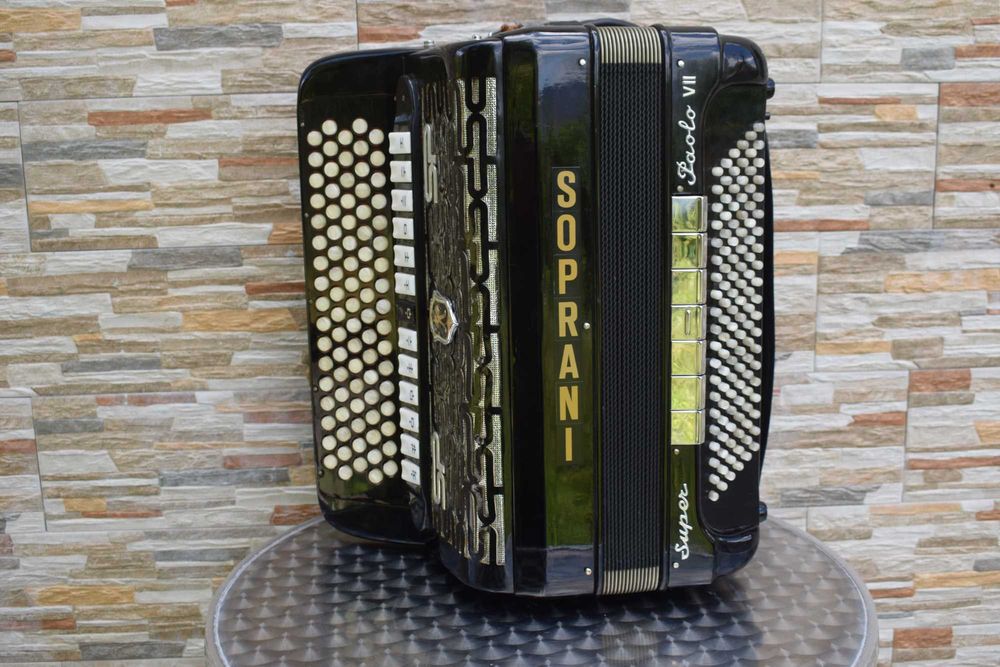 Acordeao Paolo Soprani 4 Voz 120 Baixos,N 147