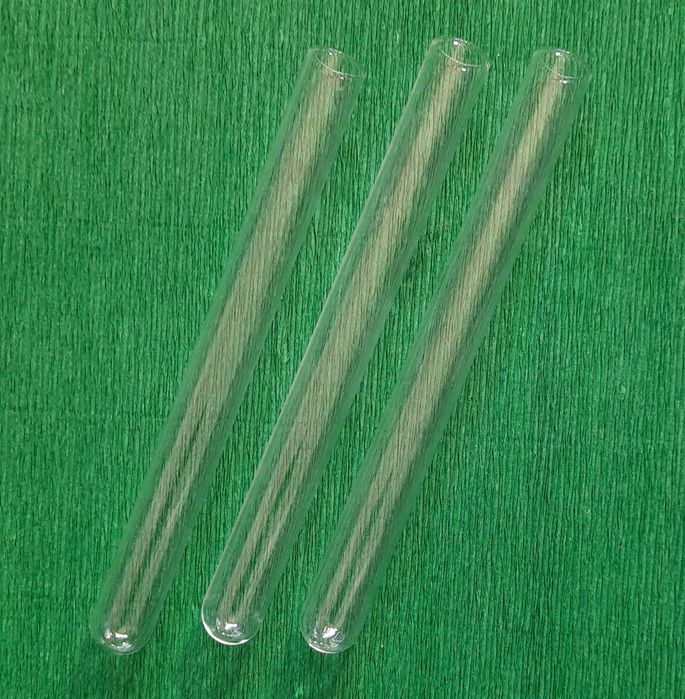 6 probówek szklanych 16x160 mm