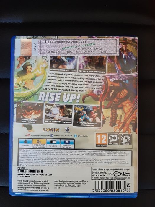 Street Fighter V Ps4 - Excelente Estado