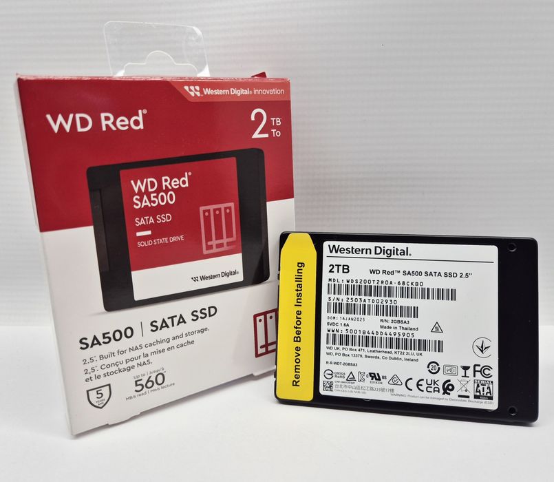 Dysk WD RED SSD 2 TB Sata SA500 2.5", Komis Jasło Czackiego