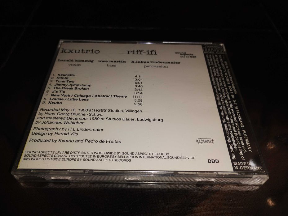 ksutrio riff-ifi CD Jazz unikat