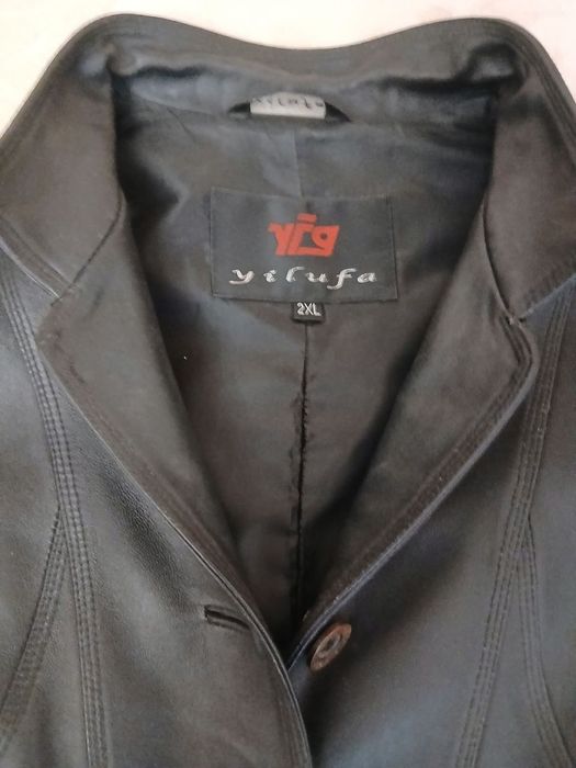 Продам кожаный пиджак